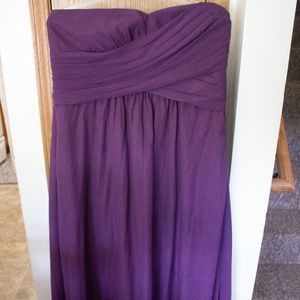 Altered bridesmaid dress